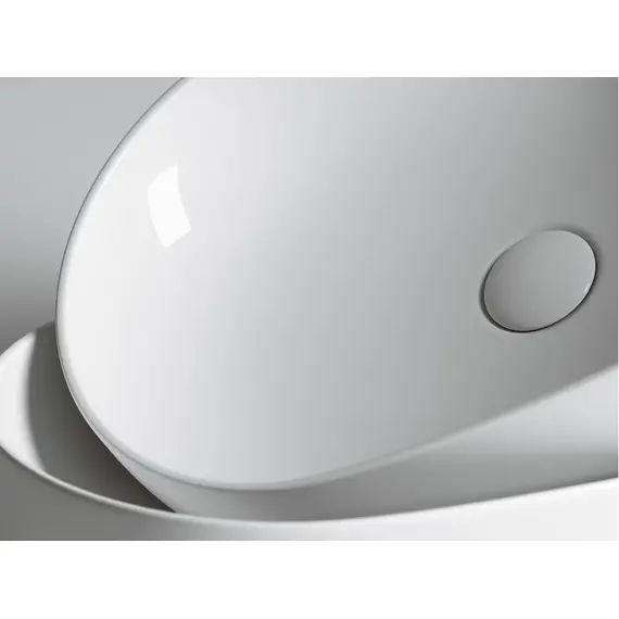 УМЫВАЛЬНИК ЧАША НАКЛАДНАЯ ОВАЛЬНАЯ CERAMICA NOVA ELEMENT 600X415X135 ММ