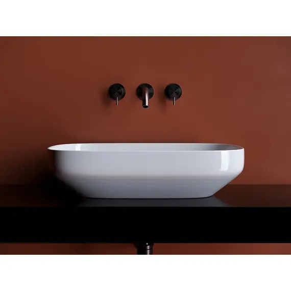 УМЫВАЛЬНИК ЧАША НАКЛАДНАЯ ПРЯМОУГОЛЬНАЯ CERAMICA NOVA ELEMENT 600X380X150 ММ