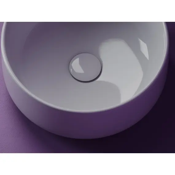 УМЫВАЛЬНИК ЧАША НАКЛАДНАЯ КРУГЛАЯ CERAMICA NOVA ELEMENT 355X355X150 ММ