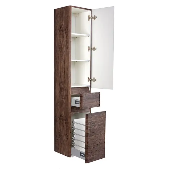 КОЛОННА УНИВЕРСАЛЬНАЯ STYLE LINE "АТЛАНТИКА 35" С КОРЗИНОЙ, ЛЮКС СТАРОЕ ДЕРЕВО, PLUS