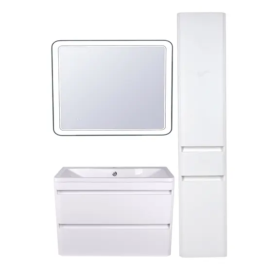 ТУМБА ПОДВЕСНАЯ STYLE LINE "АТЛАНТИКА 90", 2 ЯЩИКА, ЛЮКС АНТИСКРЕЙЧ, PLUS