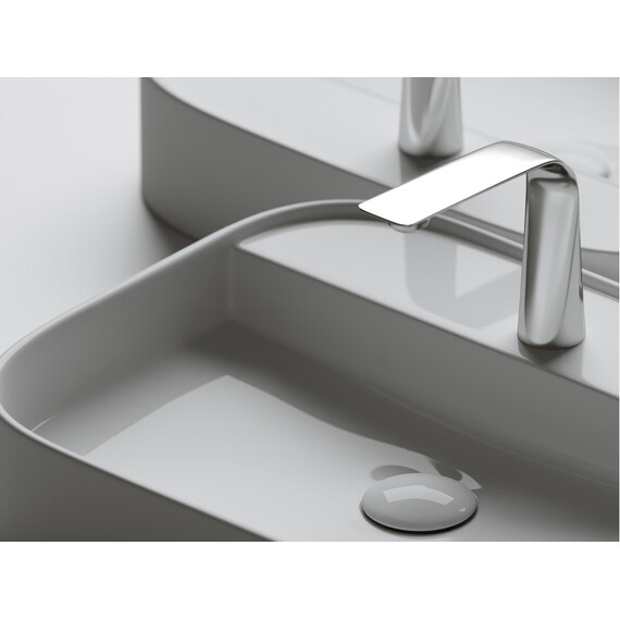 УМЫВАЛЬНИК ЧАША НАКЛАДНАЯ ПРЯМОУГОЛЬНАЯ CERAMICA NOVA ELEMENT 550X450X110 ММ