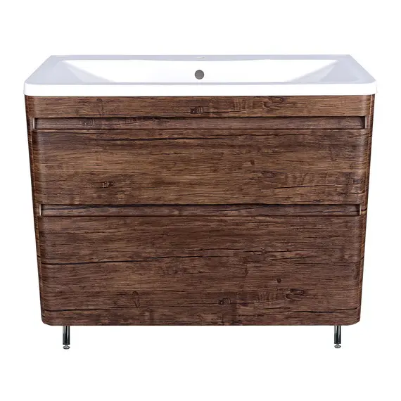 ТУМБА НАПОЛЬНАЯ STYLE LINE "АТЛАНТИКА 100", ЛЮКС СТАРОЕ ДЕРЕВО, PLUS