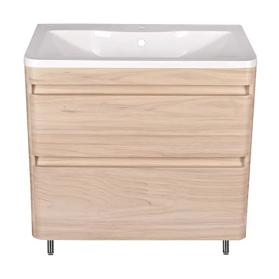 ТУМБА НАПОЛЬНАЯ STYLE LINE "АТЛАНТИКА 80", ЛЮКС ЯСЕНЬ ПЕРЛАМУТР, PLUS