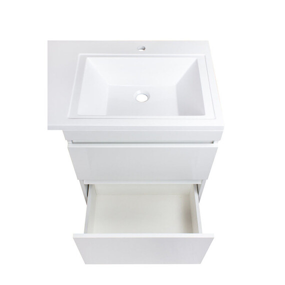 ТУМБА НАПОЛЬНАЯ STYLE LINE "ДАЛЛАС 120", 2 ЯЩИКА, ЛЮКС БЕЛАЯ, PLUS, ЭМАЛЬ