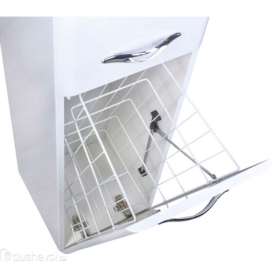 КОЛОННА УНИВЕРСАЛЬНАЯ STYLE LINE "КАРЕ 30 L" С КОРЗИНОЙ, ЛЮКС БЕЛАЯ, PLUS