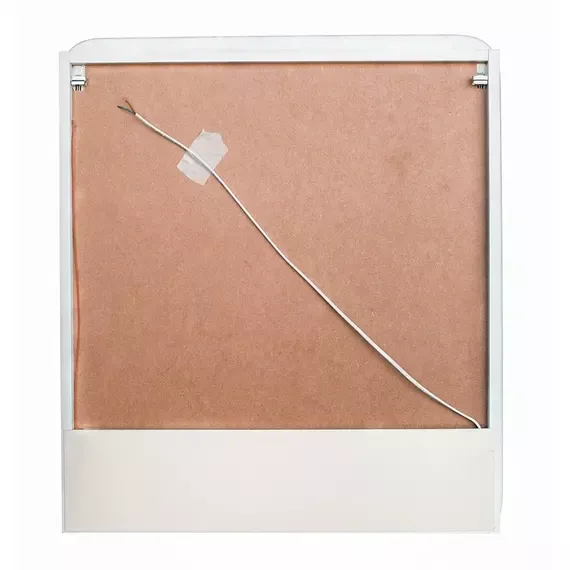 ЗЕРКАЛО-ШКАФ STYLE LINE "КАРЕ 70X80 ЛЕВОЕ" С ПОДСВЕТКОЙ, СЕНСОР НА ЗЕРКАЛЕ