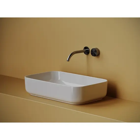 УМЫВАЛЬНИК ЧАША НАКЛАДНАЯ ПРЯМОУГОЛЬНАЯ CERAMICA NOVA ELEMENT 605X375X145 ММ