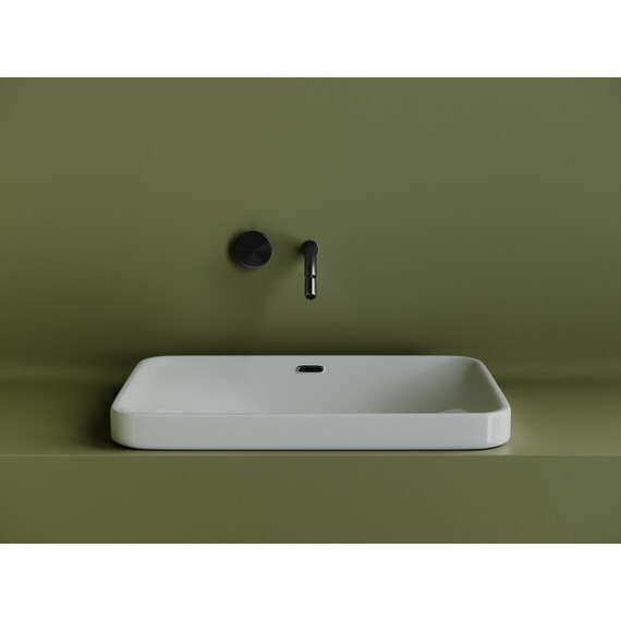 УМЫВАЛЬНИК ПРЯМОУГОЛЬНЫЙ ВСТРАИВАЕМЫЙ СВЕРХУ В СТОЛЕШНИЦУ CERAMICA NOVA ELEMENT 605X415X185 ММ