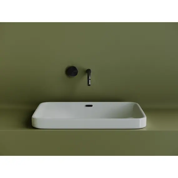 УМЫВАЛЬНИК ПРЯМОУГОЛЬНЫЙ ВСТРАИВАЕМЫЙ СВЕРХУ В СТОЛЕШНИЦУ CERAMICA NOVA ELEMENT 605X415X185 ММ