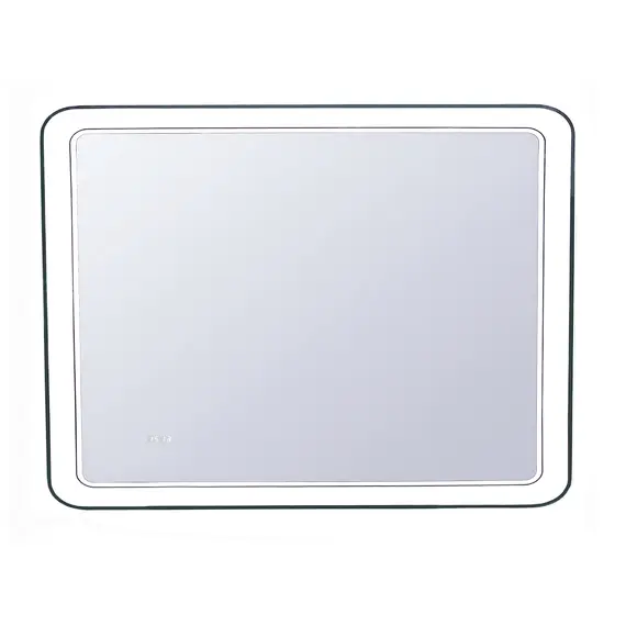 ЗЕРКАЛО STYLE LINE "АТЛАНТИКА 90X70" С ПОДСВЕТКОЙ И ЧАСАМИ