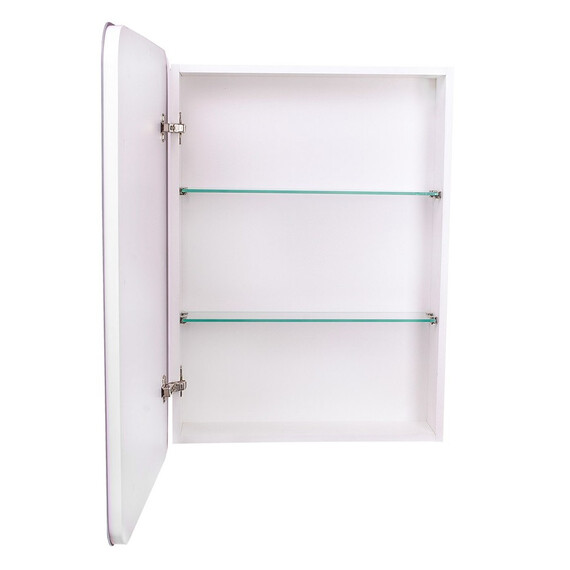 ЗЕРКАЛО-ШКАФ STYLE LINE "КАРЕ 55X80 ЛЕВОЕ" С ПОДСВЕТКОЙ, СЕНСОР НА ЗЕРКАЛЕ