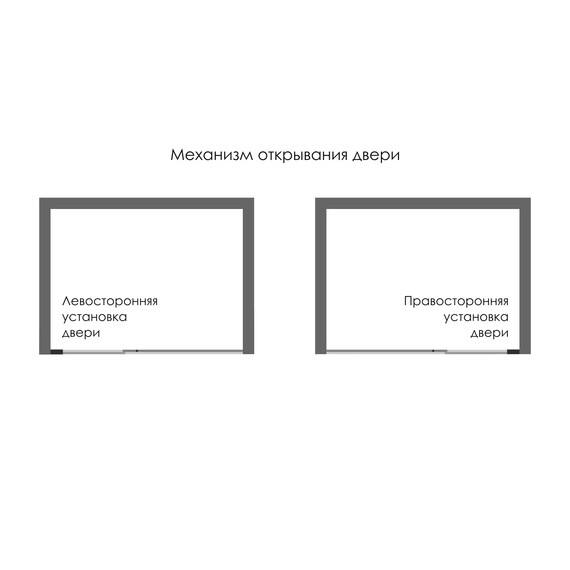 ДУШЕВАЯ ДВЕРЬ WASSERKRAFT BERKEL 48P04 РАСПАШНАЯ, УНИВЕРСАЛЬНАЯ