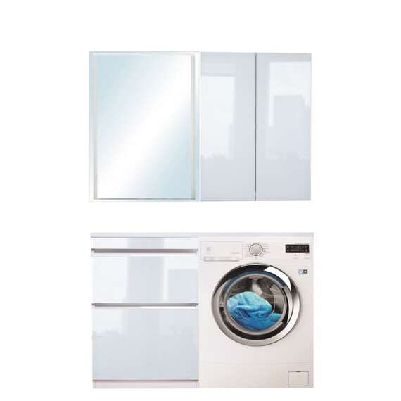 ПОДВЕСНОЙ ШКАФ STYLE LINE "ДАЙМОНД 600X800" ЛЮКС БЕЛЫЙ, PLUS