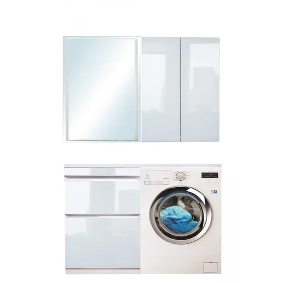 ПОДВЕСНОЙ ШКАФ STYLE LINE "ДАЙМОНД 600X800" ЛЮКС БЕЛЫЙ, PLUS