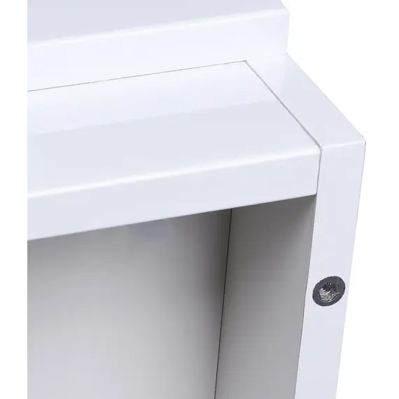 ТУМБА НАПОЛЬНАЯ STYLE LINE "ДАЛЛАС 150", 2 ЯЩИКА, ЛЮКС БЕЛАЯ, PLUS
