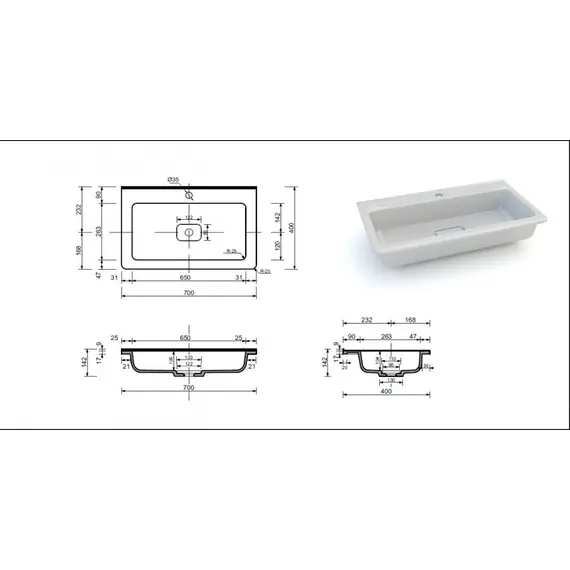 ТУМБА ПОДВЕСНАЯ STYLE LINE "МАРЕЛЛА 70", 2 ЯЩИКА, ЛЮКС АНТИСКРЕЙТЧ БЕЛЫЙ ГЛЯНЕЦ, PLUS