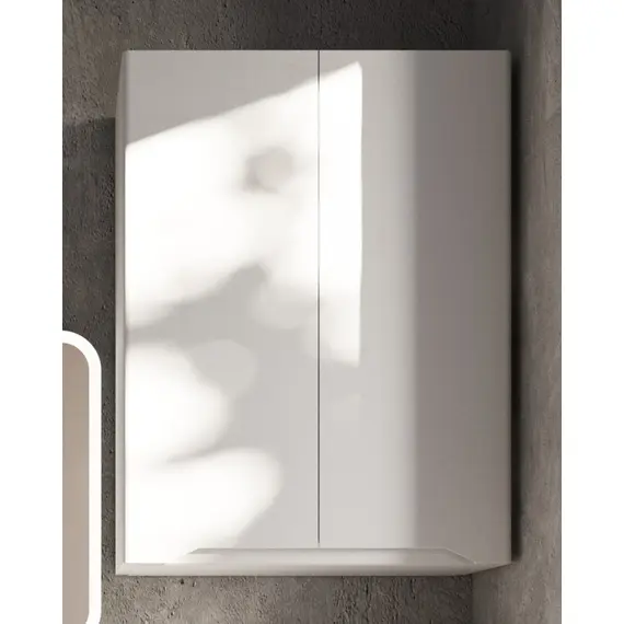 ПОДВЕСНОЙ ШКАФ STYLE LINE "МАРЕЛЛА МИНИ 600" ЛЮКС АНТИСКРЕЙТЧ БЕЛЫЙ МАТОВЫЙ, PLUS