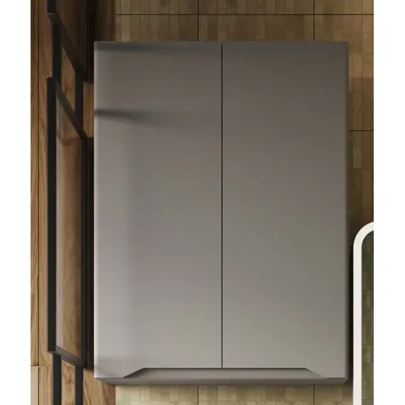 ПОДВЕСНОЙ ШКАФ STYLE LINE "МАРЕЛЛА МИНИ 600" ЛЮКС АНТИСКРЕЙТЧ СЕРЫЙ, PLUS