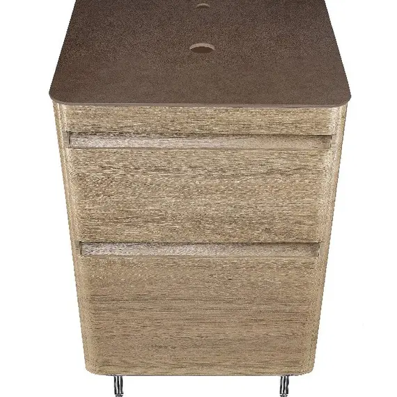 СТОЛЕШНИЦА КЕРАМОГРАНИТ ПОД ТУМБУ STYLE LINE "АТЛАНТИКА 60" MI03, ЦВЕТ БЕЖЕВЫЙ ТЁМНЫЙ