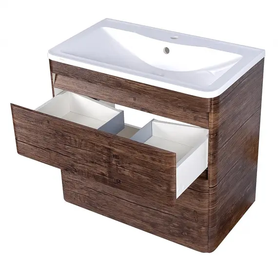 ТУМБА НАПОЛЬНАЯ STYLE LINE "АТЛАНТИКА 80", ЛЮКС СТАРОЕ ДЕРЕВО, PLUS