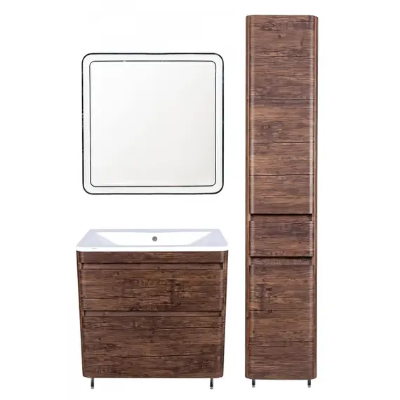 ТУМБА НАПОЛЬНАЯ STYLE LINE "АТЛАНТИКА 80", ЛЮКС СТАРОЕ ДЕРЕВО, PLUS