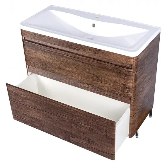 ТУМБА НАПОЛЬНАЯ STYLE LINE "АТЛАНТИКА 100", ЛЮКС СТАРОЕ ДЕРЕВО, PLUS