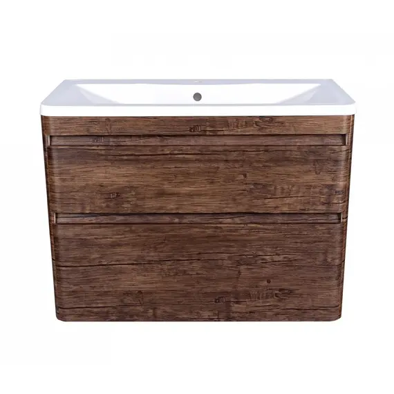 ТУМБА ПОДВЕСНАЯ STYLE LINE "АТЛАНТИКА 100", ЛЮКС СТАРОЕ ДЕРЕВО, PLUS