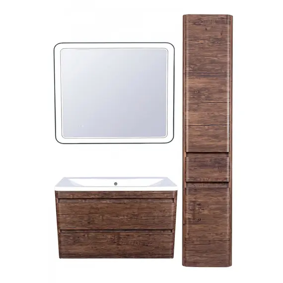 ТУМБА ПОДВЕСНАЯ STYLE LINE "АТЛАНТИКА 100", ЛЮКС СТАРОЕ ДЕРЕВО, PLUS