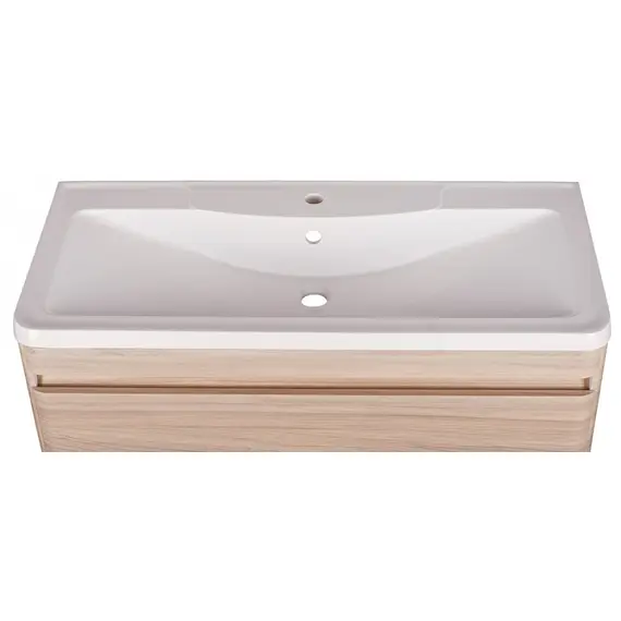 ТУМБА НАПОЛЬНАЯ STYLE LINE "АТЛАНТИКА 100", ЛЮКС ЯСЕНЬ ПЕРЛАМУТР, PLUS