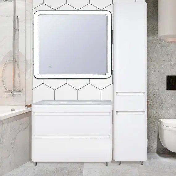 ТУМБА НАПОЛЬНАЯ STYLE LINE "АТЛАНТИКА 80", ЛЮКС АНТИСКРЕЙЧ, PLUS