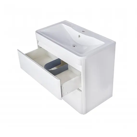 ТУМБА ПОДВЕСНАЯ STYLE LINE "АТЛАНТИКА 80", ЛЮКС АНТИСКРЕЙЧ, PLUS