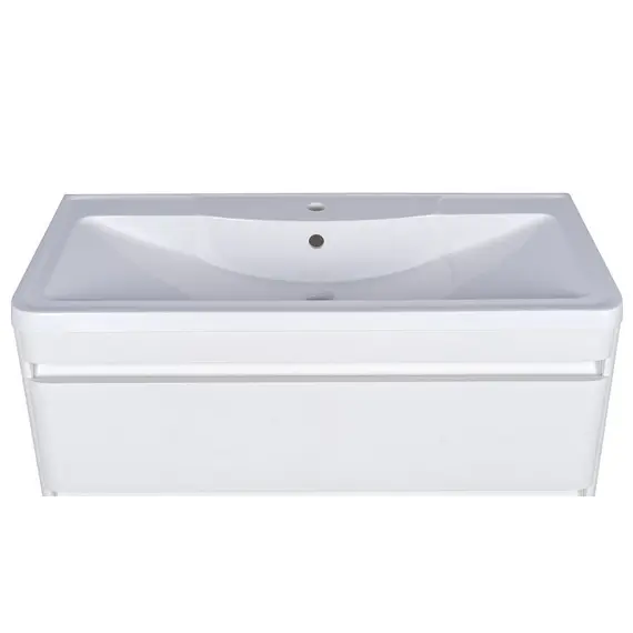 ТУМБА ПОДВЕСНАЯ STYLE LINE "АТЛАНТИКА 100", ЛЮКС АНТИСКРЕЙЧ, PLUS