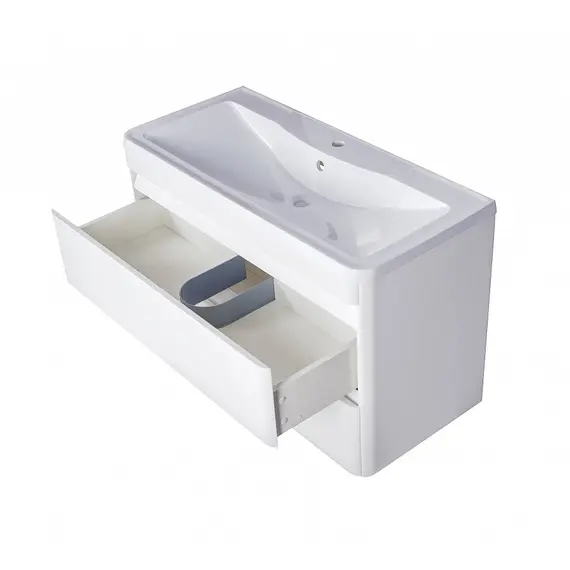 ТУМБА ПОДВЕСНАЯ STYLE LINE "АТЛАНТИКА 100", ЛЮКС АНТИСКРЕЙЧ, PLUS