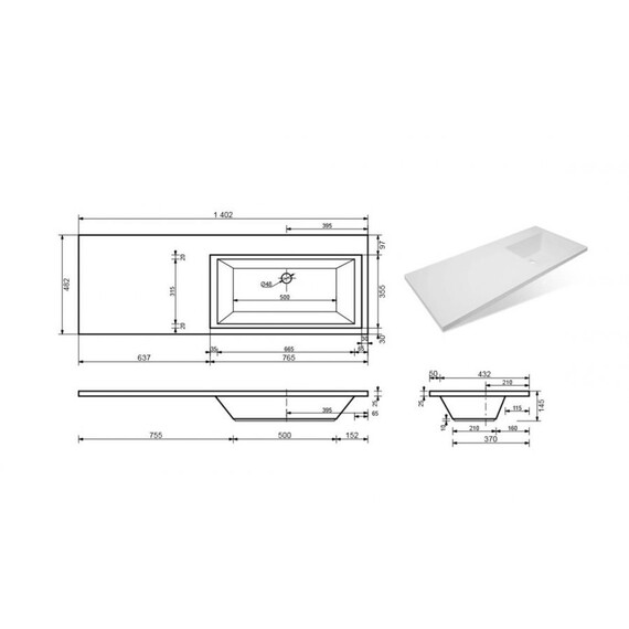 ТУМБА НАПОЛЬНАЯ STYLE LINE "ДАЛЛАС 140", 3 ЯЩИКА, ЛЮКС БЕЛАЯ