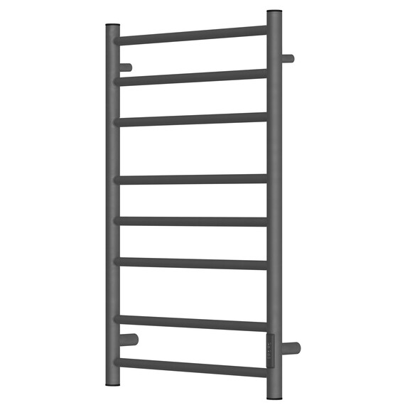 ПОЛОТЕНЦЕСУШИТЕЛЬ ЭЛЕКТРИЧЕСКИЙ POINT АВРОРА PN10858GR П8 500X800 ДИММЕР СПРАВА, ГРАФИТ ПРЕМИУМ