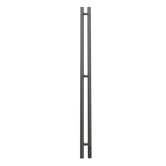ПОЛОТЕНЦЕСУШИТЕЛЬ ЭЛЕКТРИЧЕСКИЙ POINT ДЕМЕТРА PN12812GB П3 80X1200 ДИММЕР СПРАВА, ГРАФИТ БЛЕСК