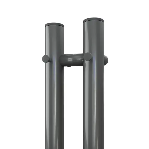 ПОЛОТЕНЦЕСУШИТЕЛЬ ЭЛЕКТРИЧЕСКИЙ POINT ДЕМЕТРА PN12812GB П3 80X1200 ДИММЕР СПРАВА, ГРАФИТ БЛЕСК