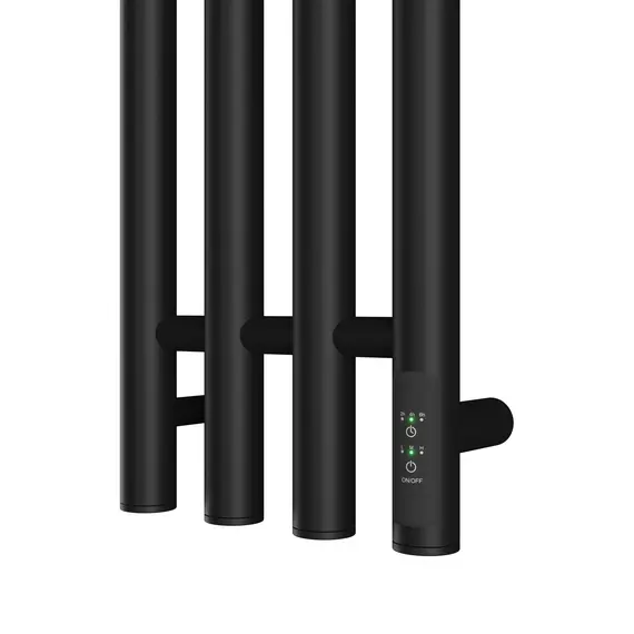 ПОЛОТЕНЦЕСУШИТЕЛЬ ЭЛЕКТРИЧЕСКИЙ POINT ДЕМЕТРА PN12832B П3 180X1200 ДИММЕР СПРАВА, ЧЕРНЫЙ