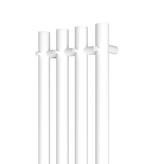 ПОЛОТЕНЦЕСУШИТЕЛЬ ЭЛЕКТРИЧЕСКИЙ POINT ДЕМЕТРА PN12832W П3 180X1200 ДИММЕР СПРАВА, БЕЛЫЙ