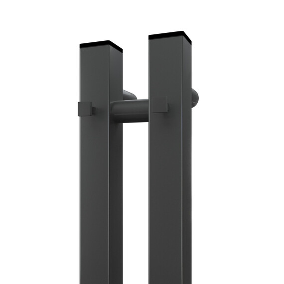 ПОЛОТЕНЦЕСУШИТЕЛЬ ЭЛЕКТРИЧЕСКИЙ POINT ГЕРМЕС PN13812GB П3 80X1200 ДИММЕР СПРАВА, ГРАФИТ БЛЕСК