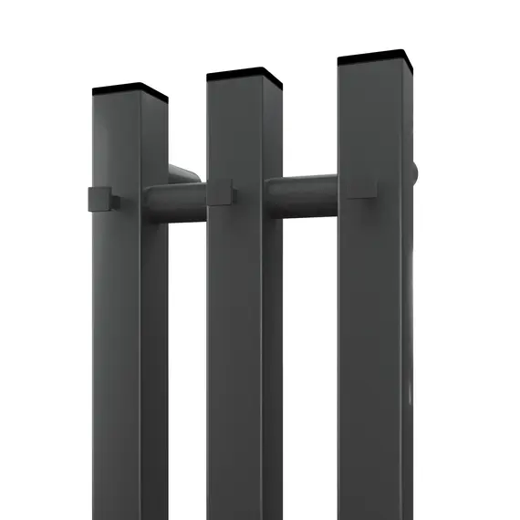 ПОЛОТЕНЦЕСУШИТЕЛЬ ЭЛЕКТРИЧЕСКИЙ POINT ГЕРМЕС PN13822GB П3 120X1200 ДИММЕР СПРАВА, ГРАФИТ БЛЕСК