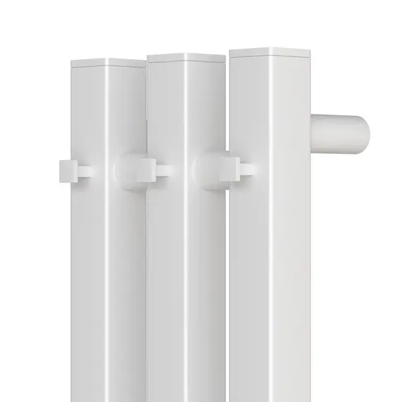 ПОЛОТЕНЦЕСУШИТЕЛЬ ЭЛЕКТРИЧЕСКИЙ POINT ГЕРМЕС PN13822W П3 120X1200 ДИММЕР СПРАВА, БЕЛЫЙ