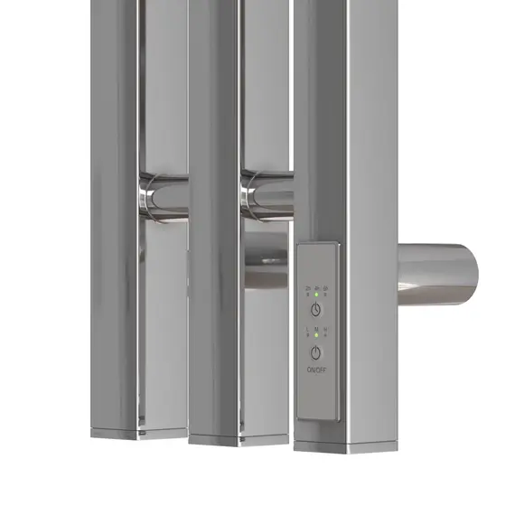 ПОЛОТЕНЦЕСУШИТЕЛЬ ЭЛЕКТРИЧЕСКИЙ POINT ГЕРМЕС PN13822 П3 120X1200 ДИММЕР СПРАВА, ХРОМ