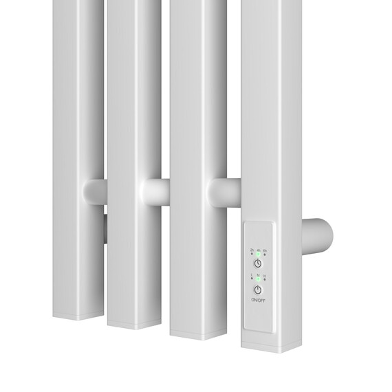 ПОЛОТЕНЦЕСУШИТЕЛЬ ЭЛЕКТРИЧЕСКИЙ POINT ГЕРМЕС PN13832W П3 180X1200 ДИММЕР СПРАВА, БЕЛЫЙ