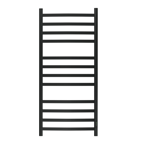 ПОЛОТЕНЦЕСУШИТЕЛЬ ЭЛЕКТРИЧЕСКИЙ POINT АНТЕЯ PN17852B П12 500X1200, ДИММЕР СПРАВА, ЧЕРНЫЙ