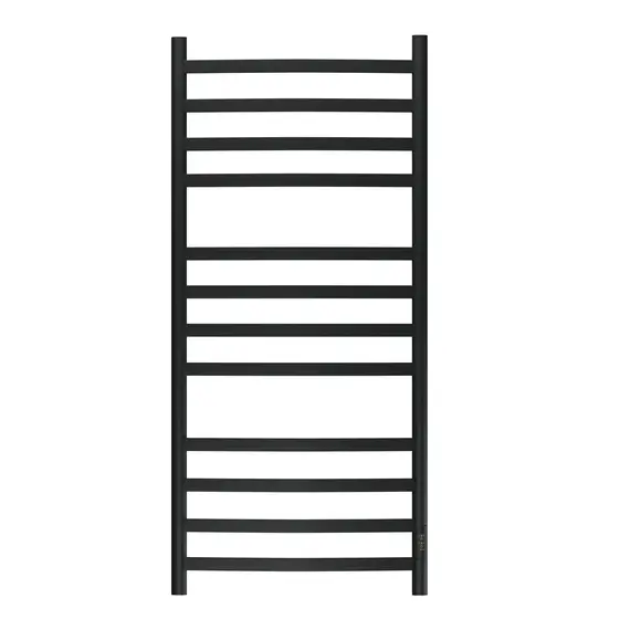 ПОЛОТЕНЦЕСУШИТЕЛЬ ЭЛЕКТРИЧЕСКИЙ POINT АНТЕЯ PN17852B П12 500X1200, ДИММЕР СПРАВА, ЧЕРНЫЙ