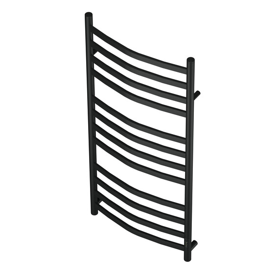 ПОЛОТЕНЦЕСУШИТЕЛЬ ЭЛЕКТРИЧЕСКИЙ POINT АНТЕЯ PN17852B П12 500X1200, ДИММЕР СПРАВА, ЧЕРНЫЙ