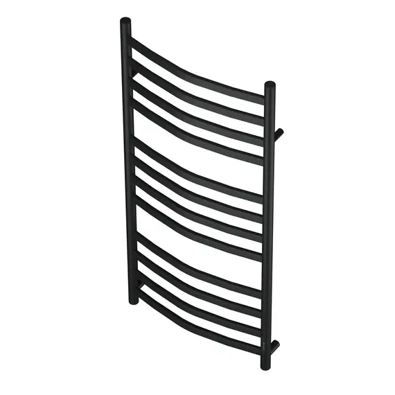 ПОЛОТЕНЦЕСУШИТЕЛЬ ЭЛЕКТРИЧЕСКИЙ POINT АНТЕЯ PN17852B П12 500X1200, ДИММЕР СПРАВА, ЧЕРНЫЙ