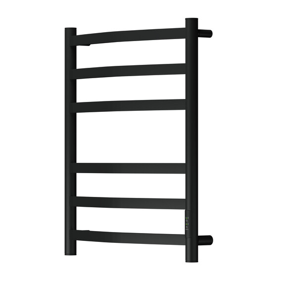 ПОЛОТЕНЦЕСУШИТЕЛЬ ЭЛЕКТРИЧЕСКИЙ POINT АНТЕЯ PN17856B П6 500X600, ДИММЕР СПРАВА, ЧЕРНЫЙ